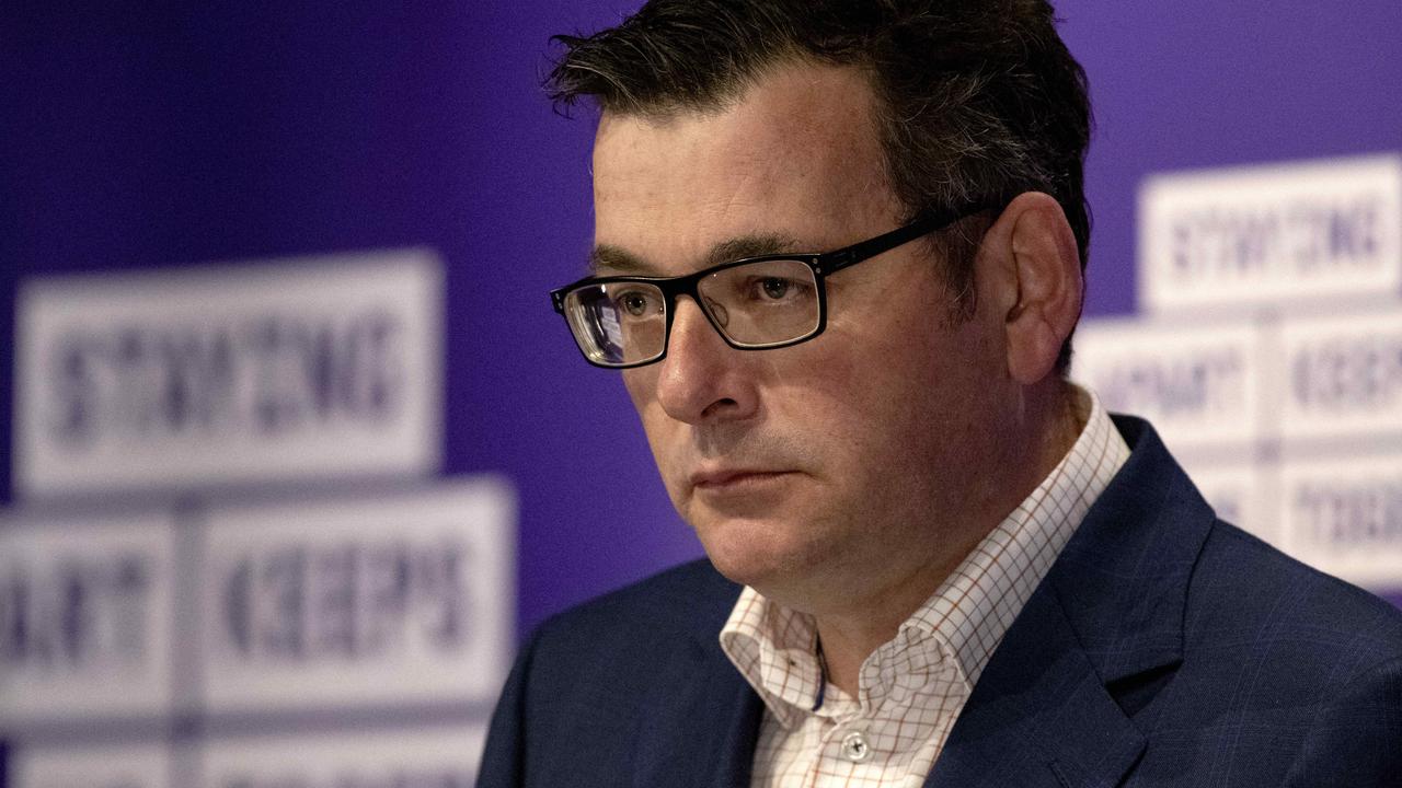 Victorian Premier Daniel Andrews confirmed one of the state’s 14 COVID-19 deaths announced on Friday was a man in his 20s. Picture: NCA NewsWire/David Geraghty