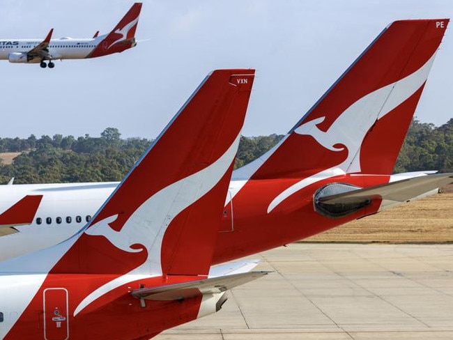 MELBOURNE, AUSTRALIA - NewsWire Photos MARCH 8, 2023. generic stock images of qantas aircraft at Melbourne Airport Picture: NCA NewsWire / David Geraghty