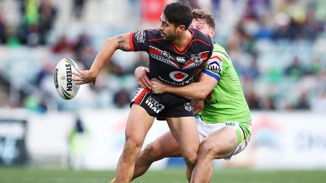 Shaun Johnson was always threatening for the Warriors.