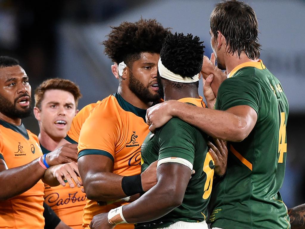 The Wallabies would be financially hurt if the Sprinboks joined the Six Nations. Picture: Matt Roberts/Getty Images