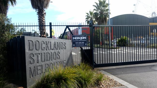 Docklands Studios has been closed after recent positive COVID tests for crew members working on The Masked Singer and Millionaire Hot Seat. Picture: Andrew Henshaw