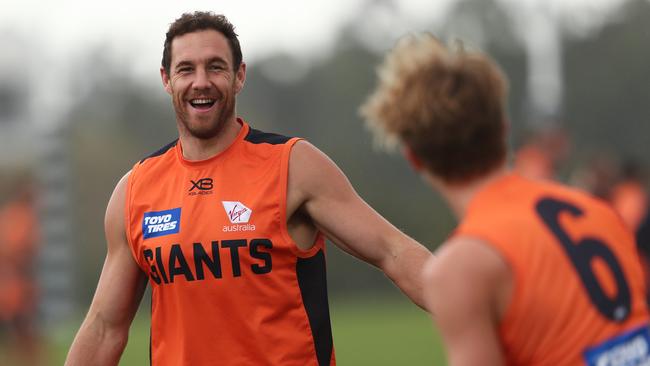 Shane Mumford is back and will line up against the Tigers on Saturday.