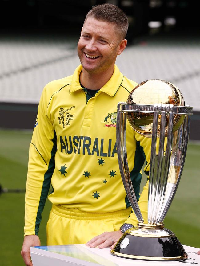 Former Australian cricket captain Michael Clarke built on his natural talent at Westfield Sports High School. Picture: Wayne Ludbey