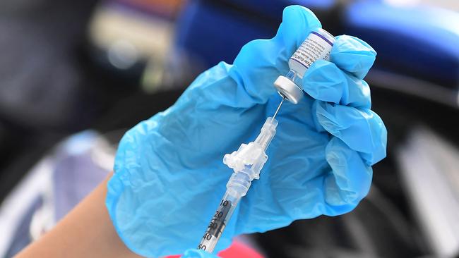 The Pfizer Covid-19 vaccine has received CDC approval for young children in the United States. Picture: AFP