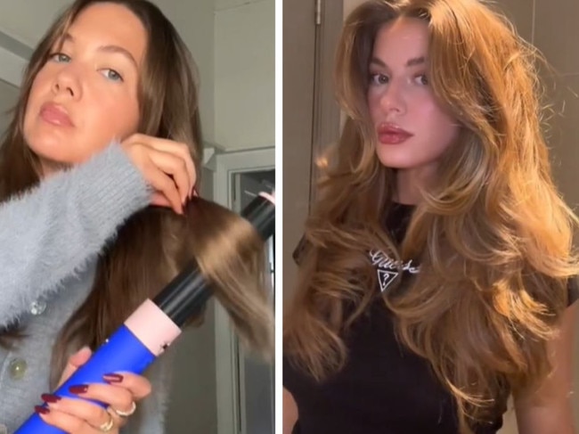 The Dyson Airwrap multi-styler​ and dryer. TikTok: /@jacquiealexander_ and /@anggwells