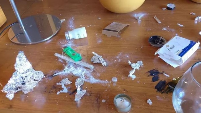 Images of what appear to show drugs and alcohol taken inside the singer’s hotel room have since emerged.