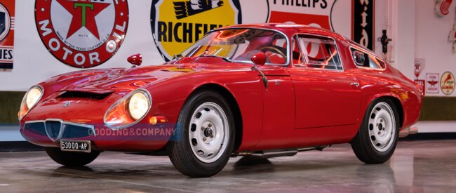 The 1965 Alfa Romeo Giulia TZ.