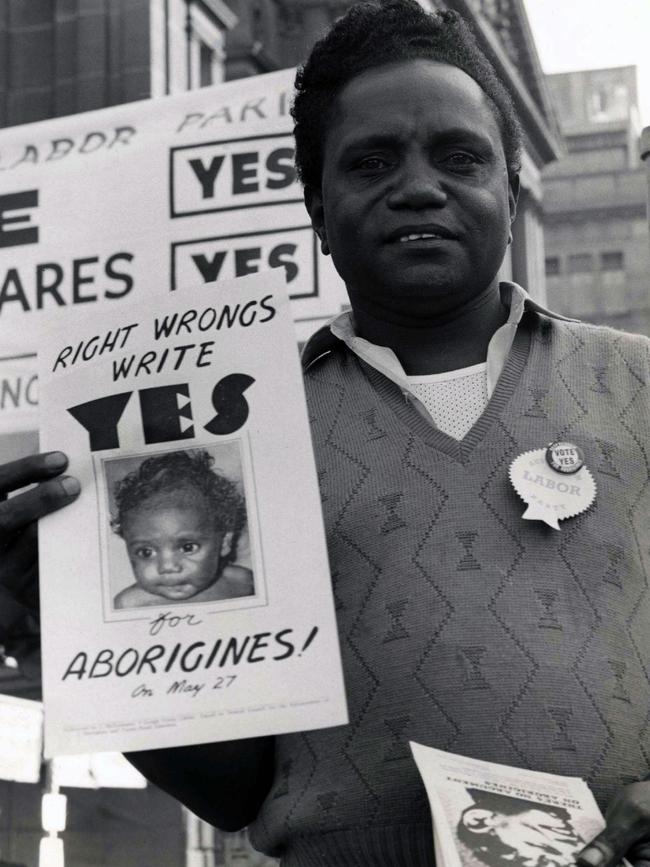 Roy Fletcher handing out How to Vote cards in 1967.