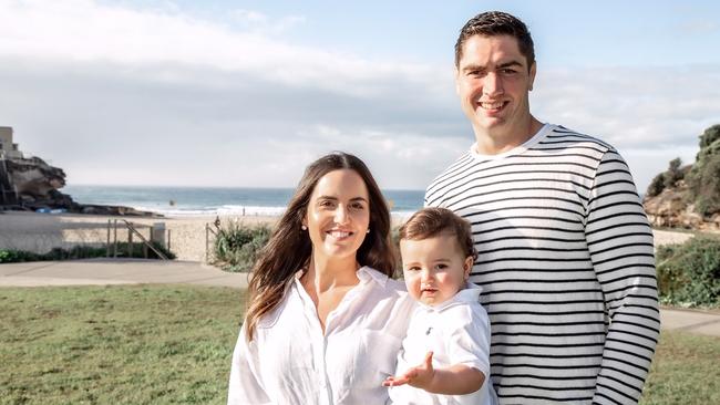 Simmons with his family.