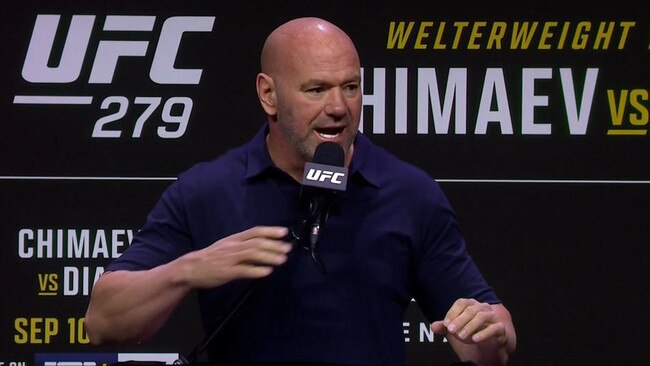 UFC boss Dana White said he’d never seen anything like it.