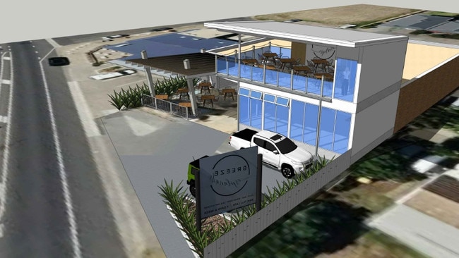 Breeze Cafe &amp; Bar will soon feature a rooftop bar. Photo: Supplied