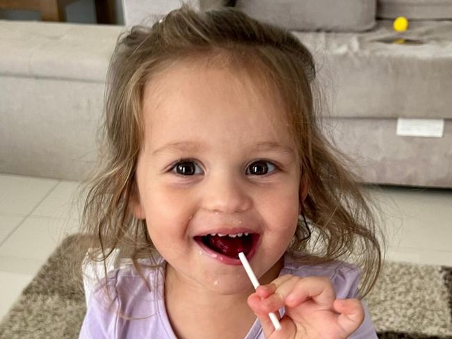 Aria Rose! 2yrs old, this sweet but sassy little chicken could sell ice to an Eskimo! <b><a href="https://www.dailytelegraph.com.au/newslocal/blacktown-advocate/vote-help-us-find-the-cheekiest-toddler-in-nsw/news-story/9ae7eb32bd93be85a472b448d0c19dda">VOTE HERE </a></b>