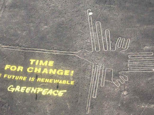 Greenpeace ‘damages ancient site’