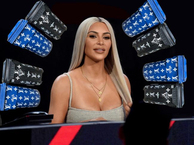Kim Kardashian broke Twitter with her Louis Vuitton trash bins -  Luxurylaunches