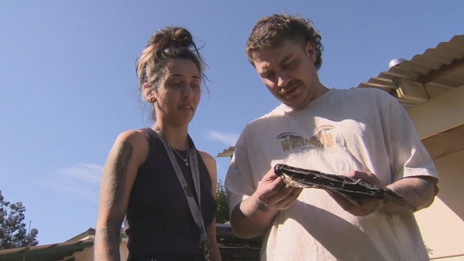 The couple say the iPad was relatively new. Picture: Channel 9