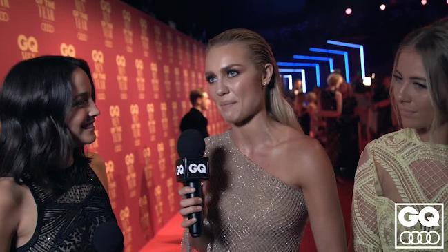 Elyse Knowles Talk The Block And Chivalry AT GQ Men Of The Year Awards