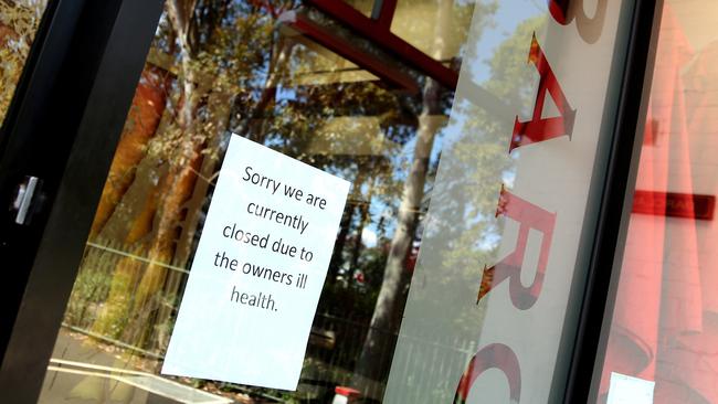 Barclays Cafe shut down in September after 17 years of trading. Picture: Hamish Blair