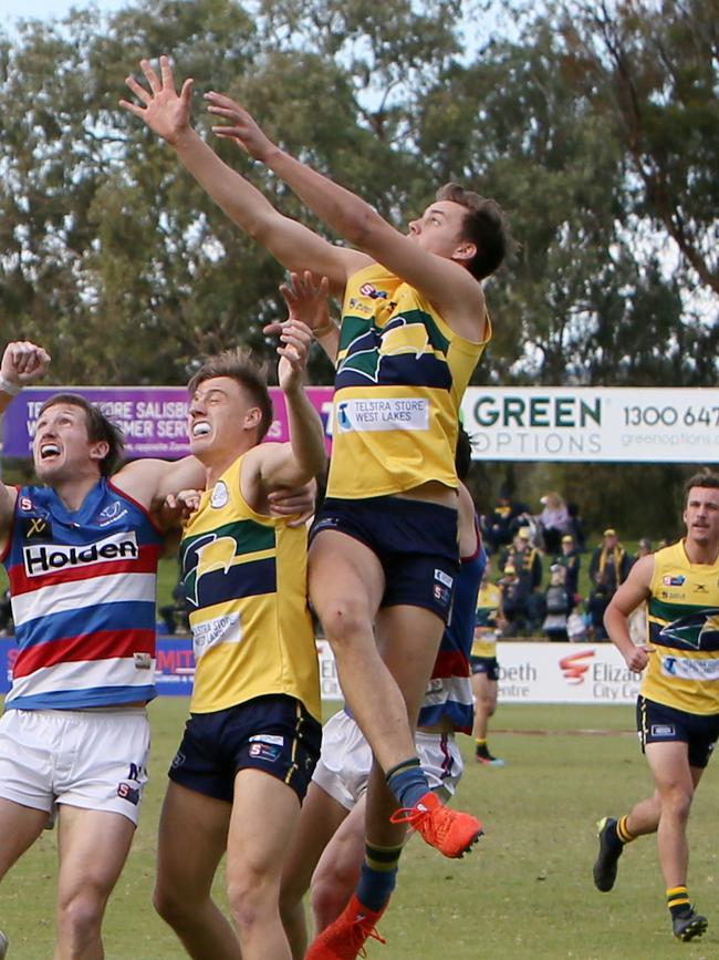 Jack Hayes will be missing for the Eagles. Picture: AAP/Emma Brasier