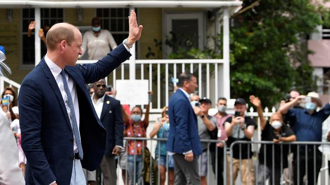 Prince William in the Bahamas. Picture: Getty.