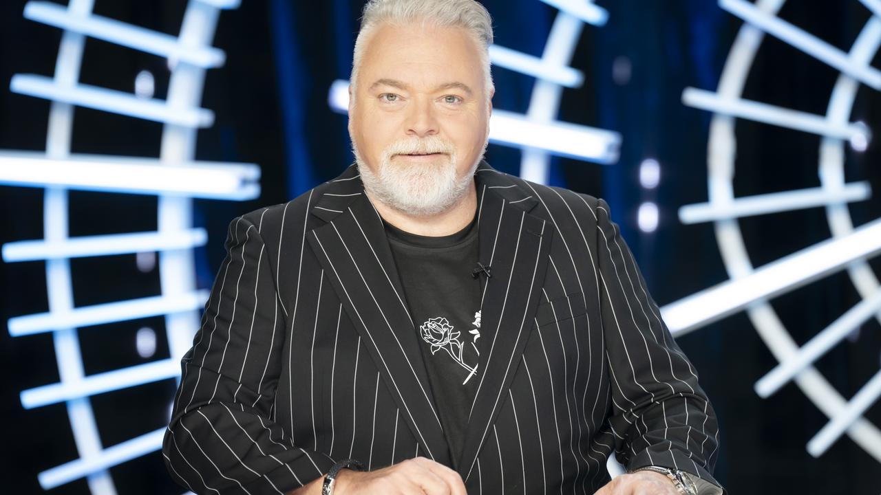 Kyle Sandilands on the set of Australian Idol. Picture: Channel 7.