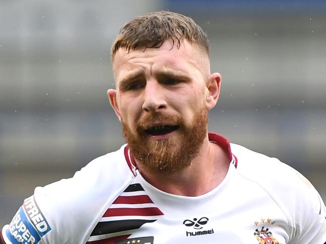 WARRINGTON, ENGLAND - AUGUST 29: Jackson Hastings of Wigan Warriors reacts during the Betfred Super League match between Wigan Warriors and Castleford Tigers at The Halliwell Jones Stadium on August 29, 2020 in Warrington, England. (Photo by George Wood/Getty Images)