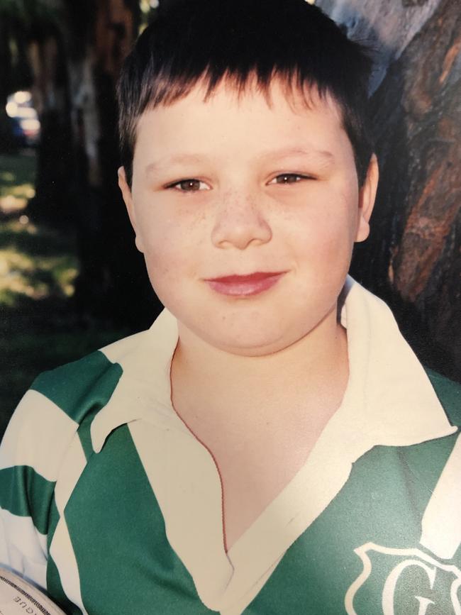 George Kambosos was a strong defender in the Gymea Gorillas U10s.