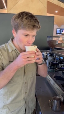 Robert Irwin's surprising coffee confession