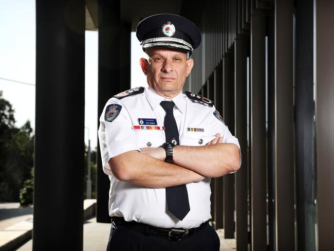 NSW Rural Fire Service Commissioner Rob Rogers. Picture: Tim Hunter.