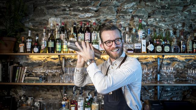 Dana Whyte at Peel Street’s successful Clever Little Tailor bar. Picture: Mike Burton