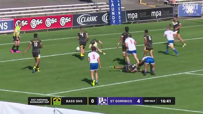 NRL Schoolboy Cup: Bass High v St Dominic's College Match Highlights