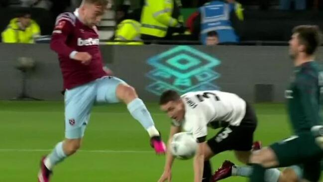 West Ham set up clash with Manchester United in FA Cup after marching past Derby County