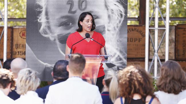 AFL head of women’s football Nicole Livingstone launched the third season of AFLW on Wednesday. Picture: AAP Image