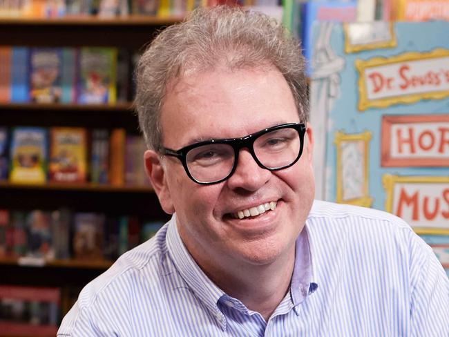 Author and Illustrator Andrew Joyner at the book launch for "Dr Seuss's Horse Museum", Books of Wonder New York