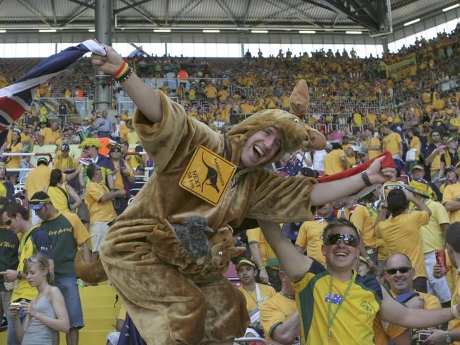 This was before the game. He was hopping crazy afterwards. (AP Photo/Jorge Saenz)