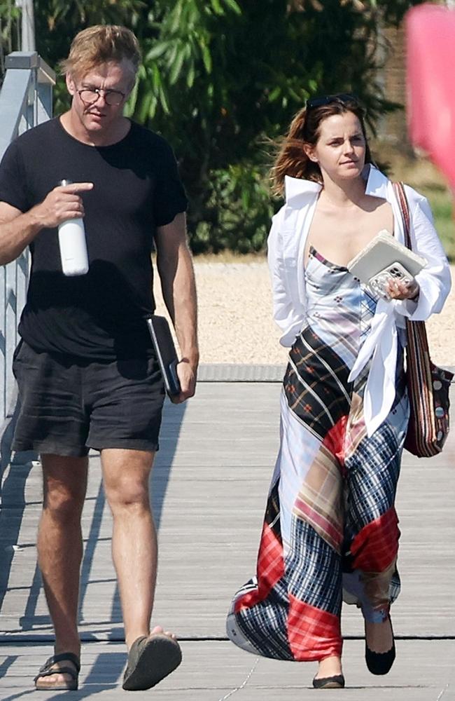 Emma Watson and American businessman Ryan Walsh were spotted on vacation in Venice, Italy, on June 4. Picture: Cobra Team/Backgrid