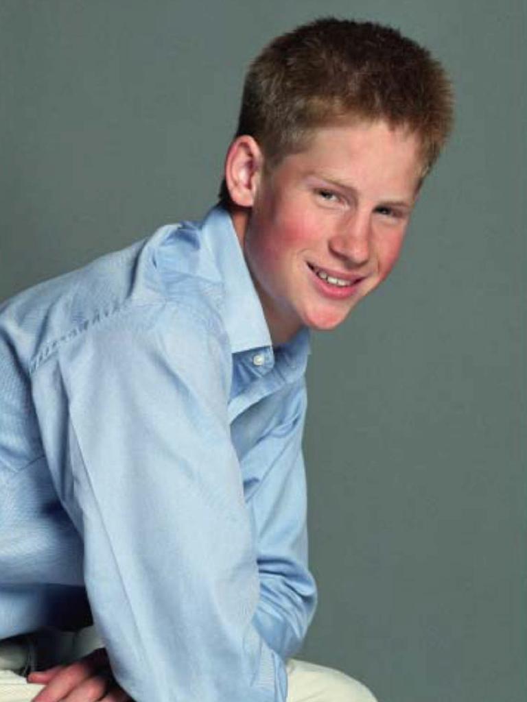 <b>2000:</b> The young Prince poses for an official portrait to mark his 16th birthday. The endearing image was taken by royal photographer Lord Snowdon, the former husband of Princess Margaret.