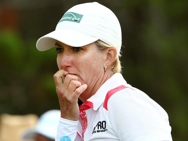 Karrie Webb has missed selection in Australia’s Olympic. Picture: Sarah Reed.