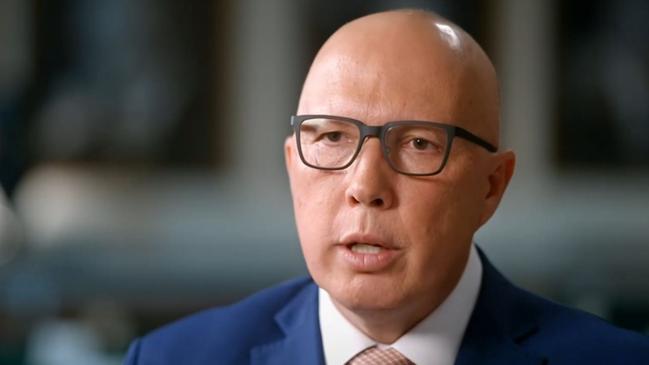 Peter Dutton is demanding answers on how the voice will work. Picture: Sky News