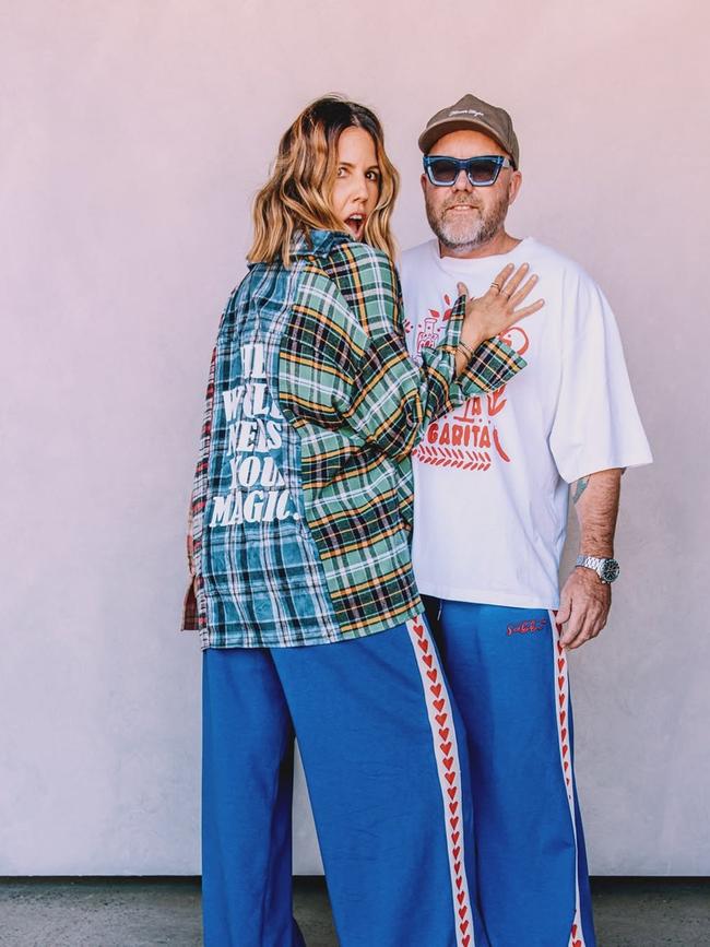 Husband and wife duo Ash Tardrew and Jason McDonnell of Gold Coast based clothing label Sabbi. Source: Instagram.