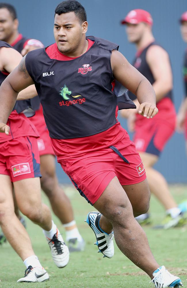 Taniela Tupou has hit the ground running at the Reds training.