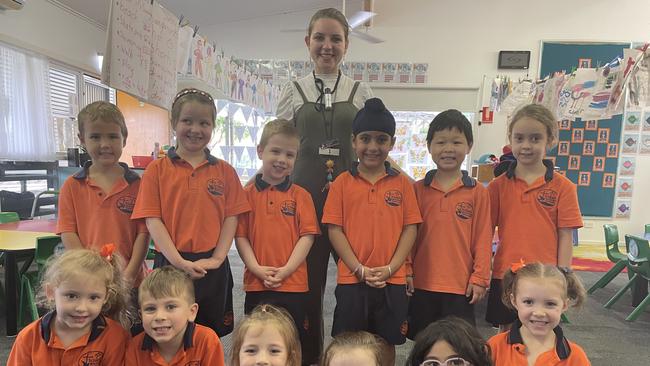 St Joseph’s Primary School Bracken Ridge Prep Blue: Back row: Darcy, Sienna, Ethan, Samraj, Saxon and Sarah. Front row: Hannah, Jesse, Zahli, Alera, Arana and Penelope. PHOTO: Danielle Noney
