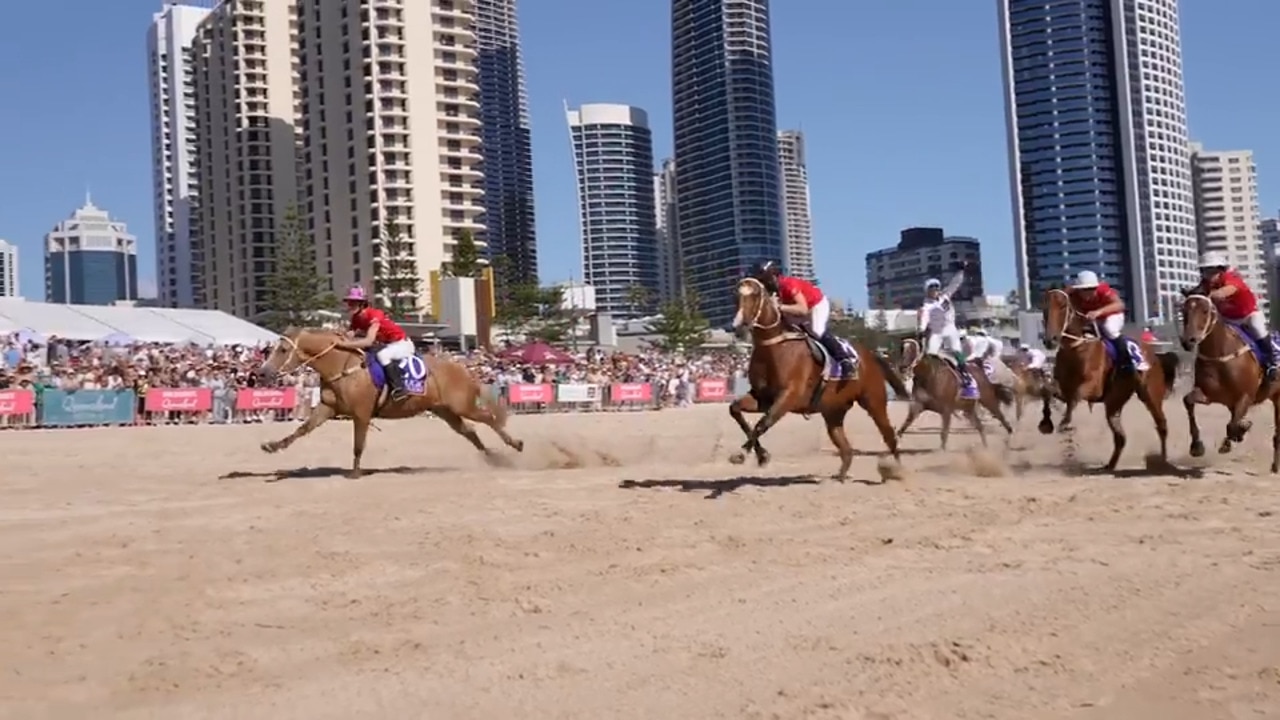 Watch: Iconic Magic Millions beach gallop at Surfers