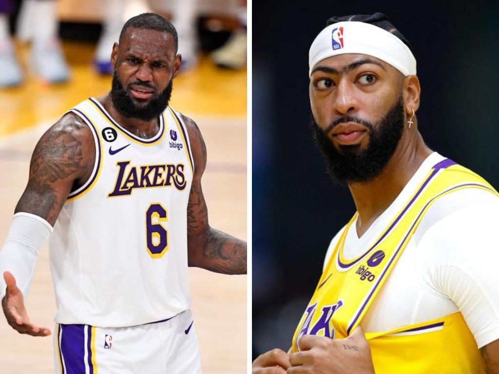 Anthony davis and on sale lebron james lakers