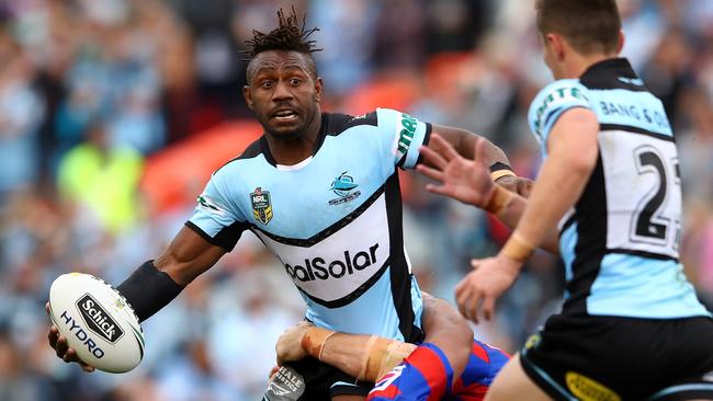 James Segeyaro has kept his NRL career alive. Picture: Getty Images