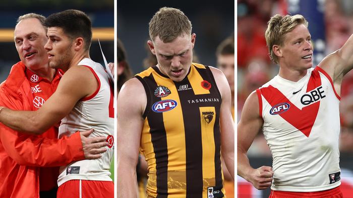 John Longmire and Lewis Melican, James Sicily and Isaac Heeney