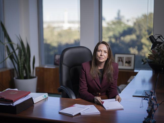 Treasurer Jaclyn Symes handed down her first budget on Tuesday. Picture: NewsWire / POOL/ Eamon Gallagher