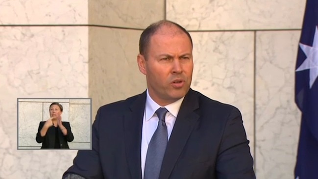 Frydenberg says banks will provide bridging finance to JobKeeper eligible businesses