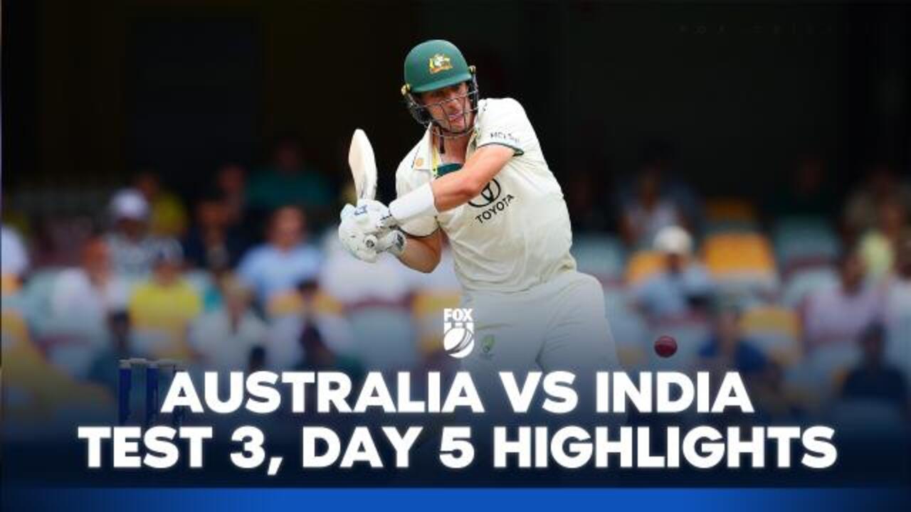 AUS v India - 3rd Test, Day 5 Highlights