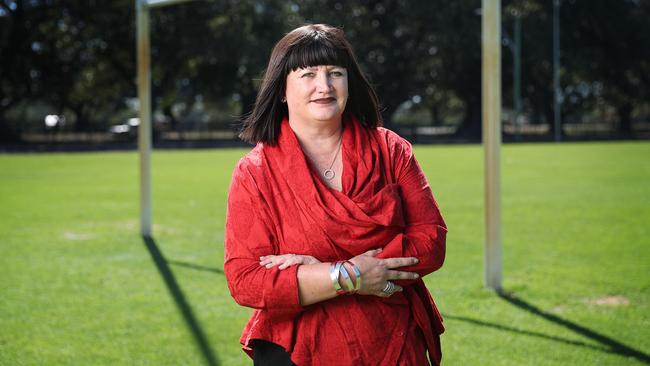 Rugby Australia chief Raelene Castle at Moore Park, Sydney. Picture: John Feder.