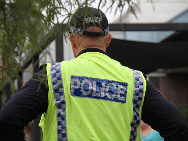 A Northern Territory Police officer in Alice Springs. Picture: Gera Kazakov. Generic NT police NTPFES